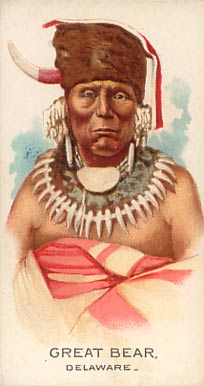 1888 Allen & Ginter American Indian Chiefs Great Bear # Non-Sports Card