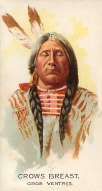 1888 Allen & Ginter American Indian Chiefs Crow's Breast # Non-Sports Card