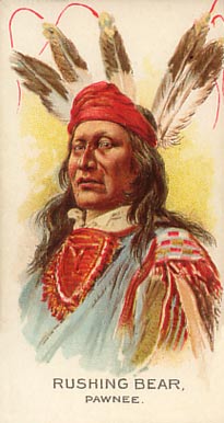 1888 Allen & Ginter American Indian Chiefs Rushing Bear # Non-Sports Card