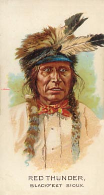 1888 Allen & Ginter American Indian Chiefs Red Thunder # Non-Sports Card