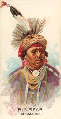 1888 Allen & Ginter American Indian Chiefs Big Bear # Non-Sports Card