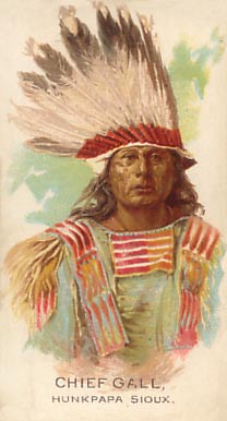 1888 Allen & Ginter American Indian Chiefs Chief Gall # Non-Sports Card