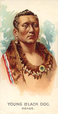 1888 Allen & Ginter American Indian Chiefs Young Black Dog # Non-Sports Card