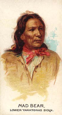 1888 Allen & Ginter American Indian Chiefs Mad Bear # Non-Sports Card
