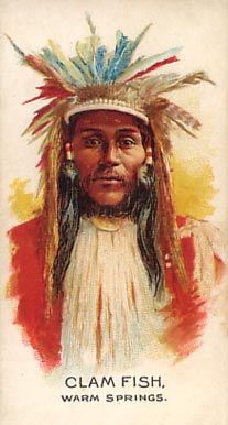 1888 Allen & Ginter American Indian Chiefs Clam Fish # Non-Sports Card