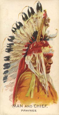 1888 Allen & Ginter American Indian Chiefs Man And Chief # Non-Sports Card