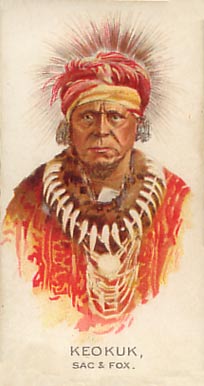 1888 Allen & Ginter American Indian Chiefs Keokuks # Non-Sports Card