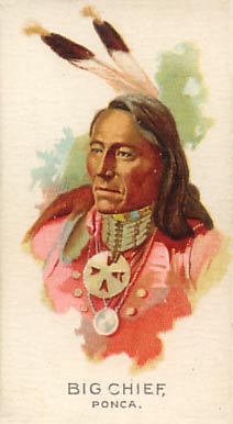 1888 Allen & Ginter American Indian Chiefs Big Chief # Non-Sports Card