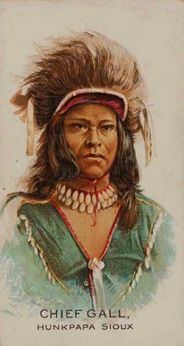 1888 Allen & Ginter American Indian Chiefs Chief Gall # Non-Sports Card