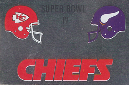 1989 Panini Stickers Super Bowl IV #C Football Card