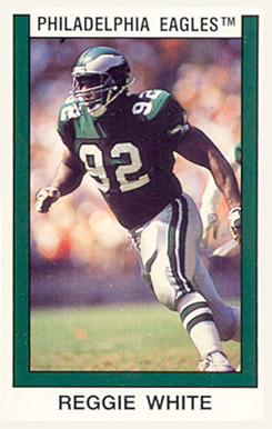 1989 Panini Stickers Reggie White #141 Football Card