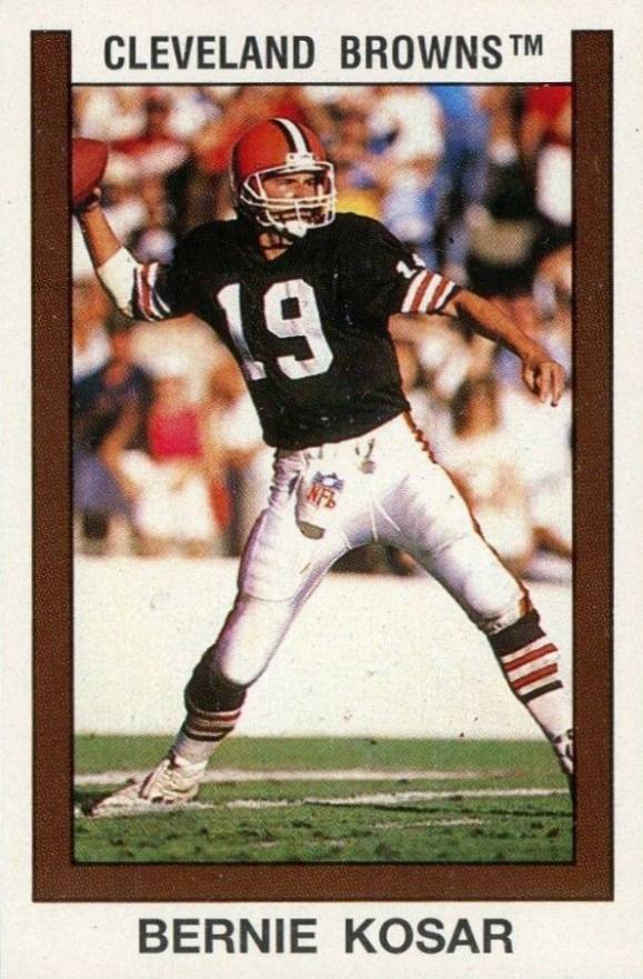 1989 Panini Stickers Bernie Kosar #249 Football Card