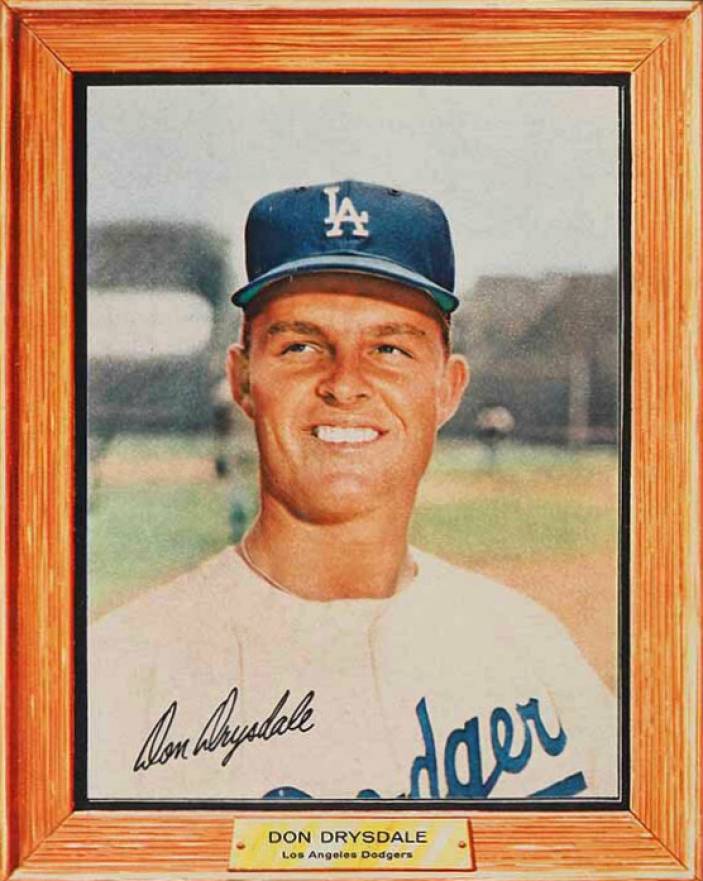 1960 Post Cereal Don Drysdale # Baseball Card