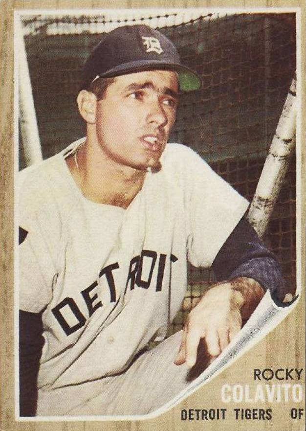 1962 Venezuela Topps Rocky Colavito #20 Baseball Card