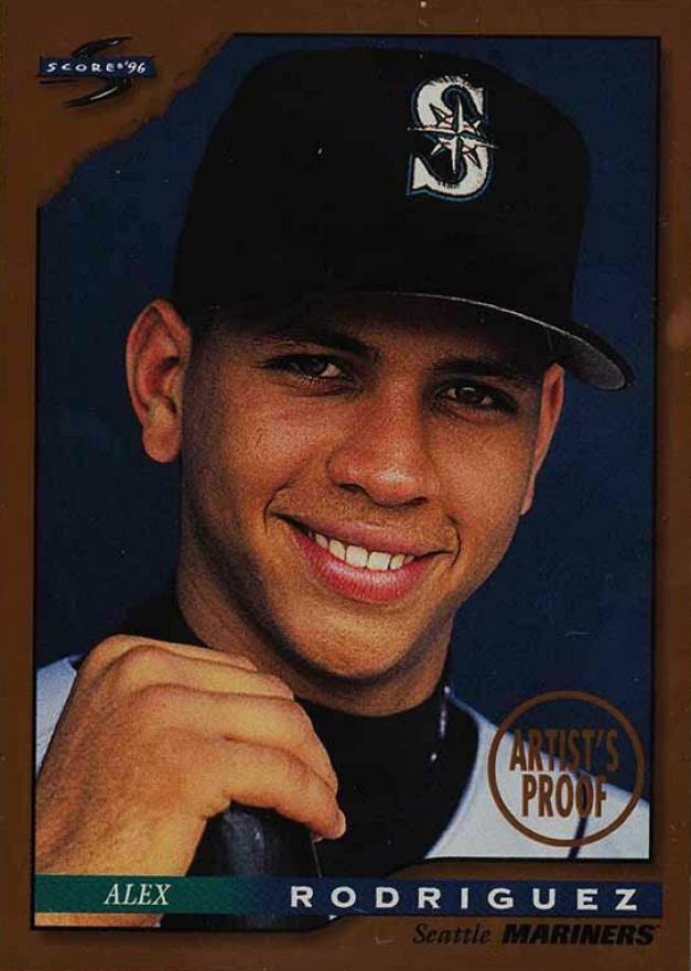1996 Score Dugout Collection Alex Rodriguez #19 Baseball Card