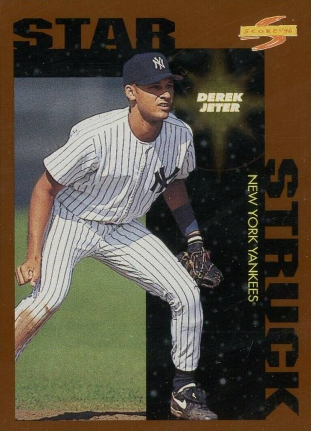 1996 Score Dugout Collection Derek Jeter #109 Baseball Card