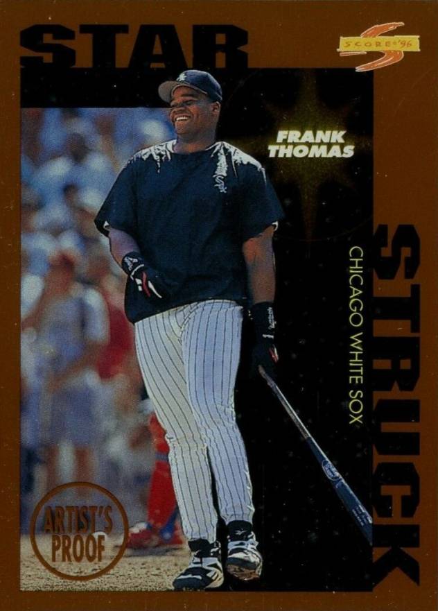 1996 Score Dugout Collection Frank Thomas #98  Baseball Card