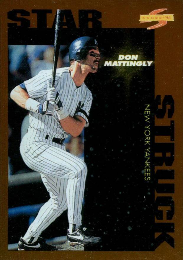 1996 Score Dugout Collection Don Mattingly #102 Baseball Card