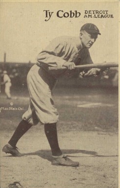 1909 Max Stein Postcards Ty Cobb # Baseball Card