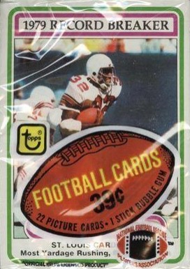 1980 Unopened Packs (1980's) 1980 Topps Cello Pack #80Tcp Football Card