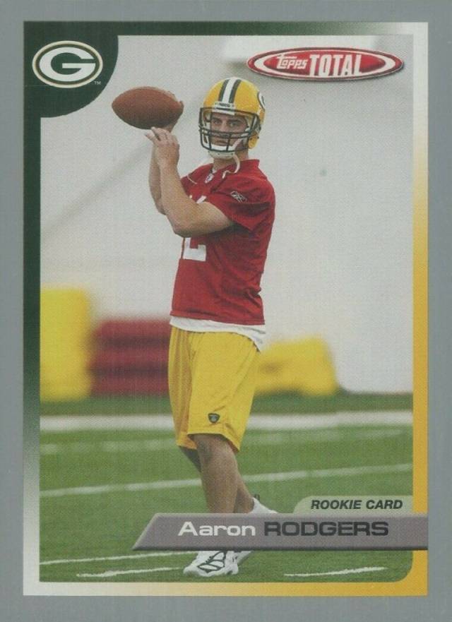2005 Topps Total Aaron Rodgers #483 Football Card