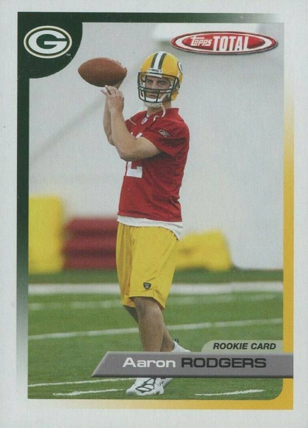 2005 Topps Total Aaron Rodgers #483 Football Card
