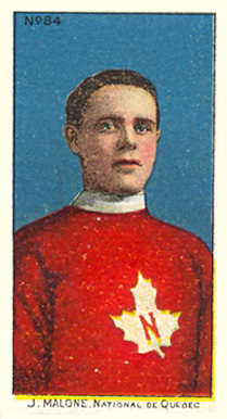 1910 Imperial Tobacco Co. Joe Malone #84 Hockey Card