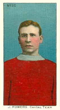 1910 Imperial Tobacco Co. J. Powers, Capital Team #20 Hockey Card