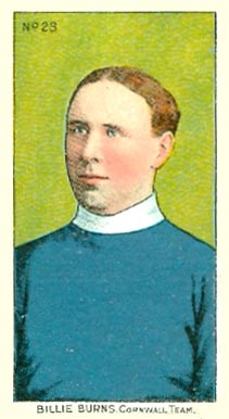 1910 Imperial Tobacco Co. Billie Burns, Cornwell Team #28 Hockey Card