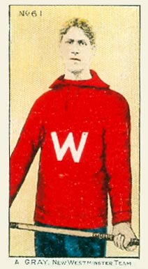 1910 Imperial Tobacco Co. A. Gray, New Westminster Team #61 Hockey Card