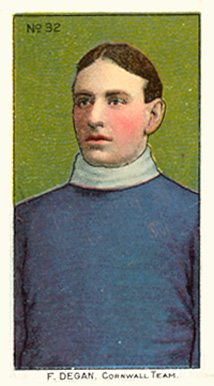 1910 Imperial Tobacco Co. F. Degan #32 Hockey Card