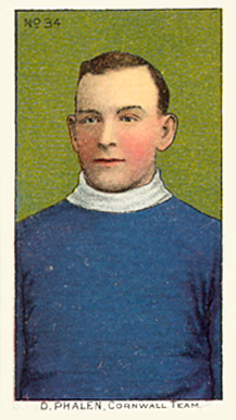 1910 Imperial Tobacco Co. D. Phalen #34 Hockey Card