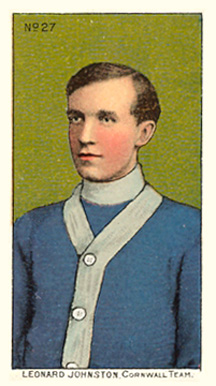1910 Imperial Tobacco Co. Leonard Johnston #27 Hockey Card