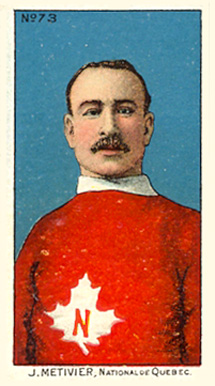 1910 Imperial Tobacco Co. J. Metivier #73 Hockey Card