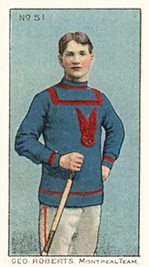 1910 Imperial Tobacco Co. George Roberts #51 Hockey Card