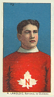 1910 Imperial Tobacco Co. A. Langlois #72 Hockey Card