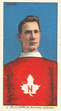 1910 Imperial Tobacco Co. J. McCormick #83 Hockey Card