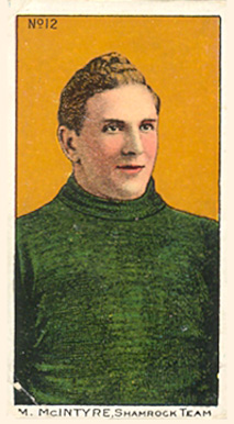 1910 Imperial Tobacco Co. M. McIntyre #12 Hockey Card