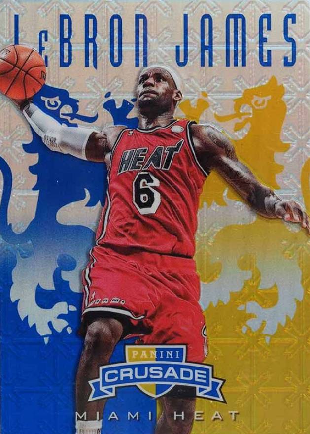 2012 Panini Crusade Prizm LeBron James #161 Basketball Card