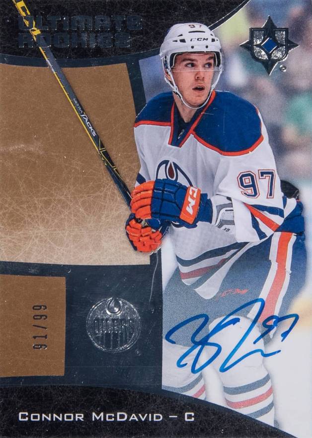2015 Upper Deck Ultimate Collection Connor McDavid #109 Hockey Card