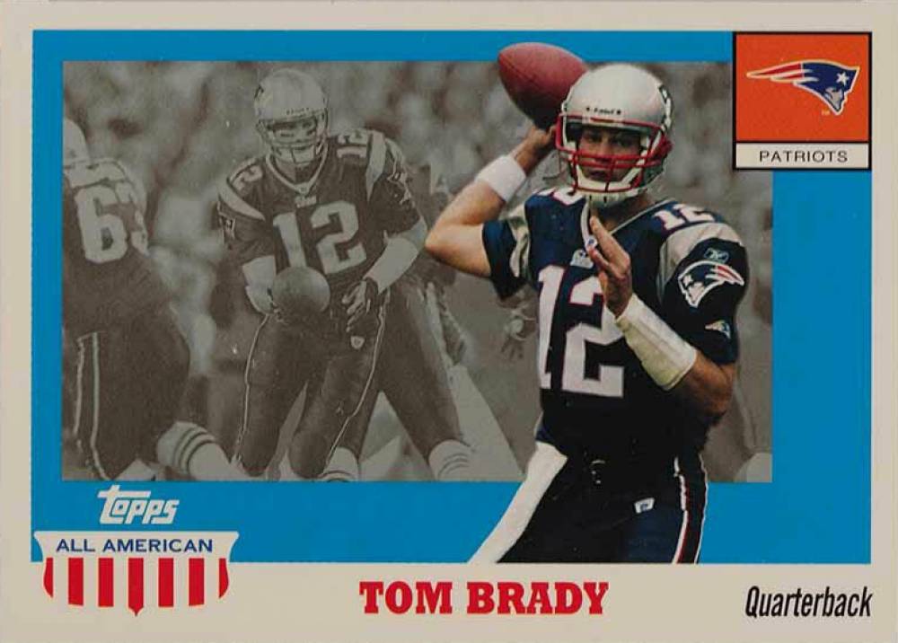 2003 Topps All-American Tom Brady #41 Football Card