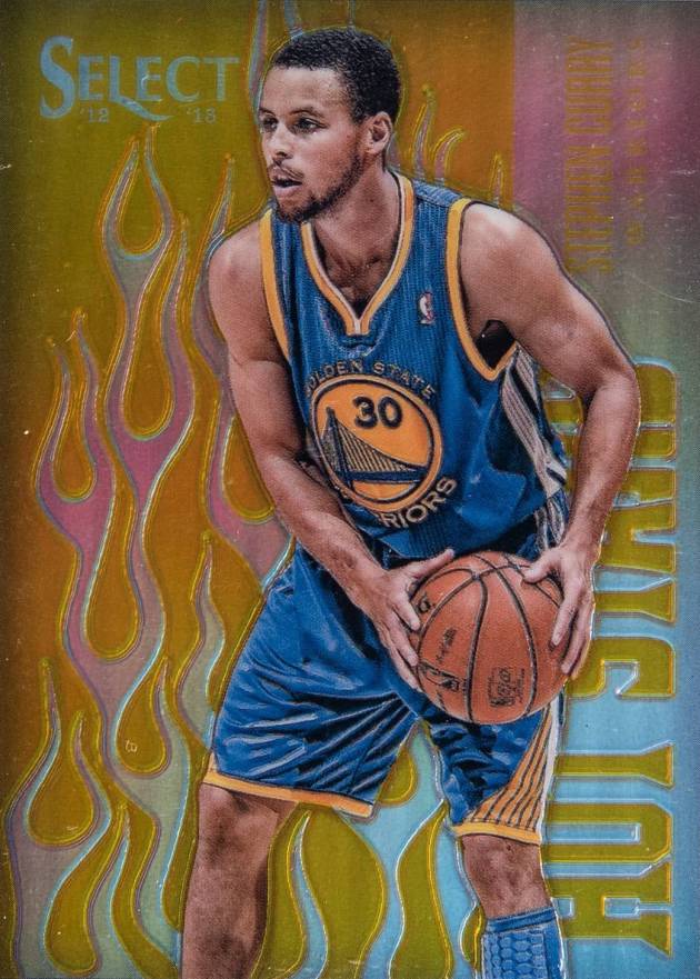 2012 Panini Select Prizm Hot Stars  Stephen Curry #22 Basketball Card
