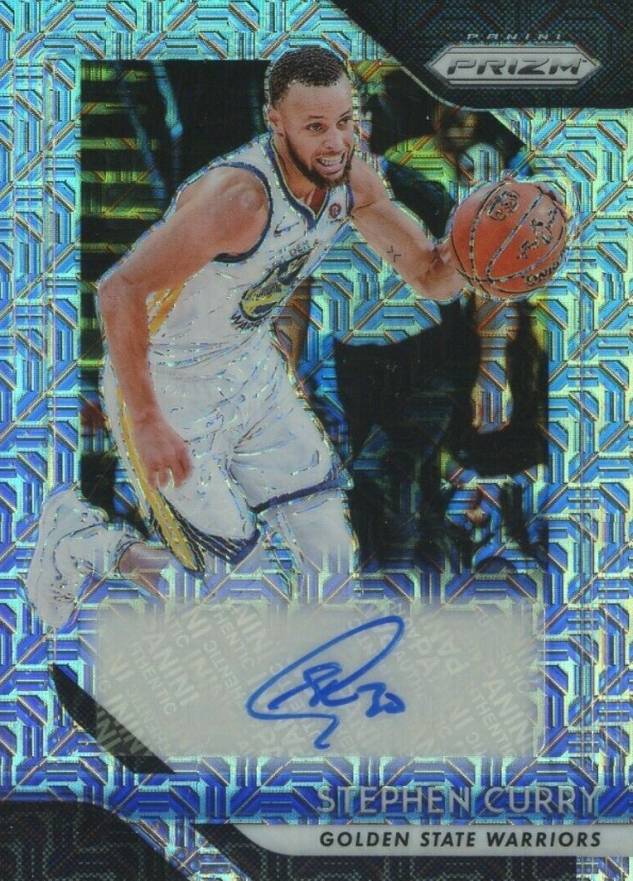2018 Panini Prizm Signatures Stephen Curry #SSCY Basketball Card