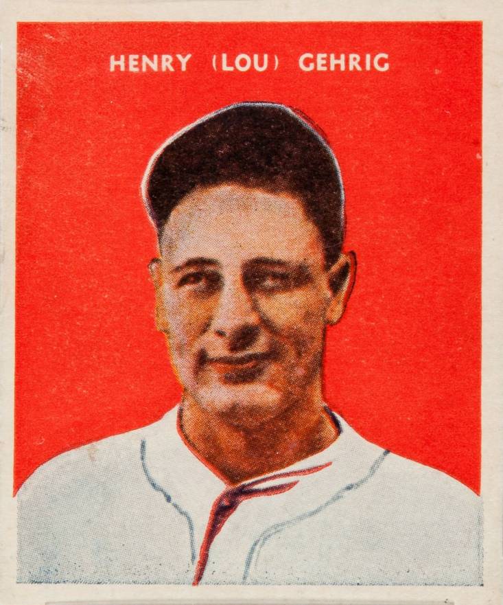1932 U.S. Caramel Henry (Lou) Gehrig #26 Baseball Card