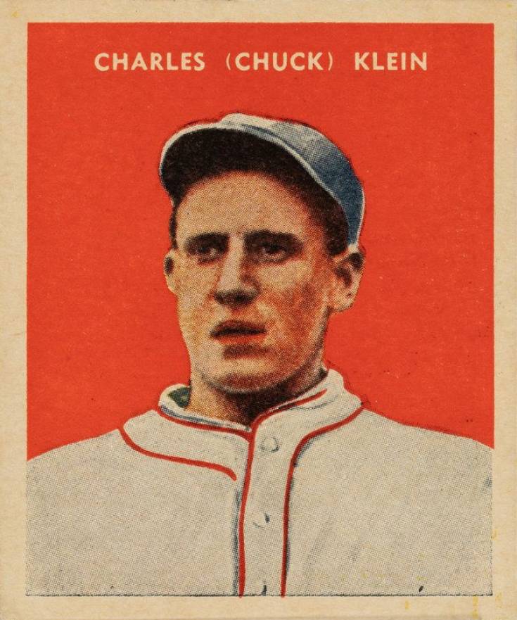 1932 U.S. Caramel Charles (Chuck) Klein #21 Baseball Card