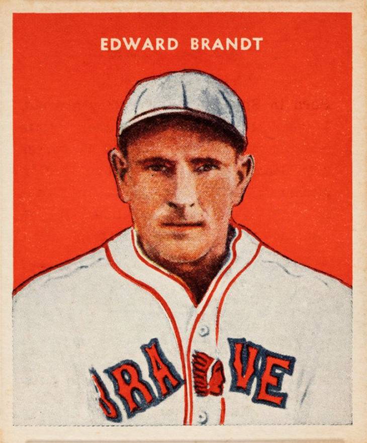 1932 U.S. Caramel Edward Brandt #28 Baseball Card
