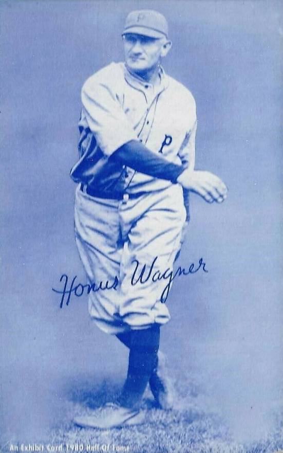 1980 Hall of Fame Exhibits Honus Wagner # Baseball Card