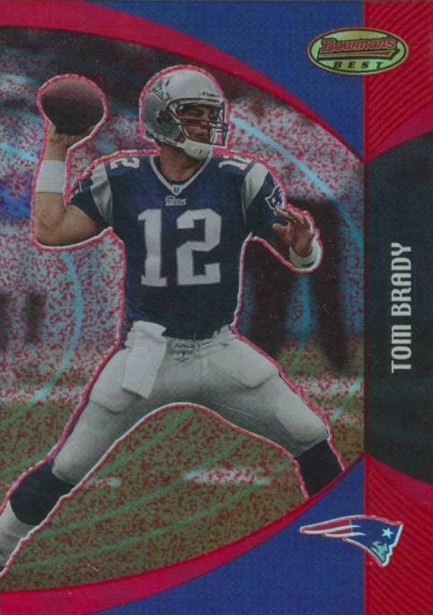 2003 Bowman's Best Tom Brady #34 Football Card