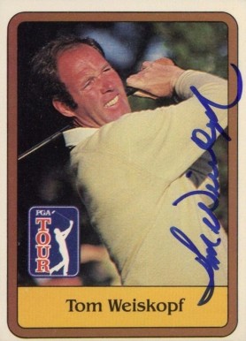 1981 Donruss Golf Tom Weiskopf #47 Golf Card