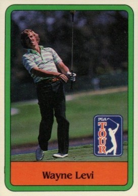 1981 Donruss Golf Wayne Levi #32 Golf Card